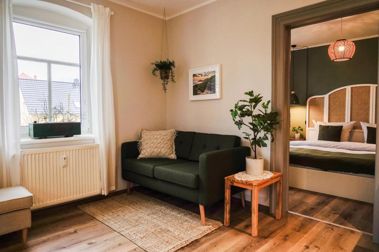Urlaubsfreude Biedermann Haus Gluecksstein Ferienwohnung Smaragd Bad Schandau Exterior foto